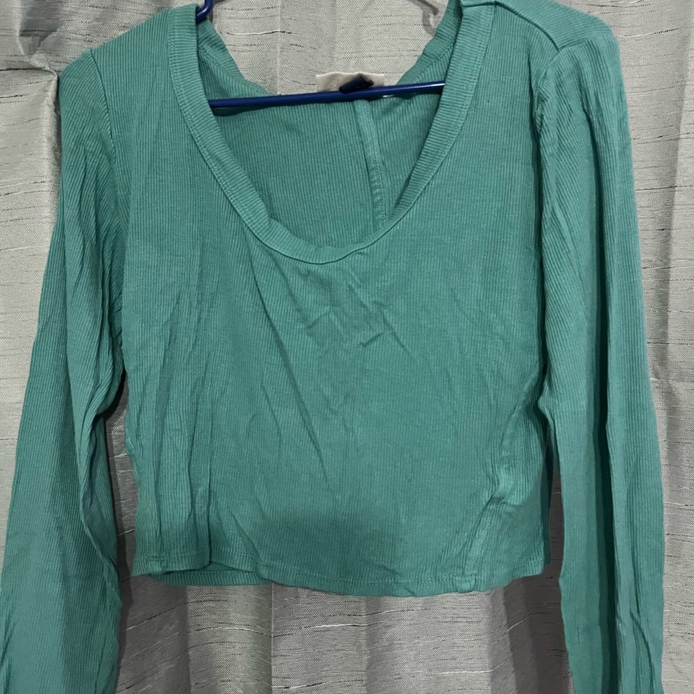 Universal Thread Teal Long Sleeve Blouse